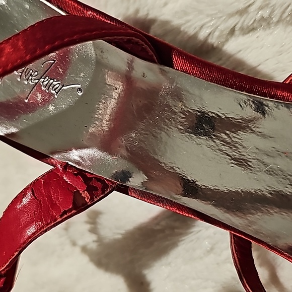 Jacqueline Ferrar Red Strappy Heels - Picture 7 of 7